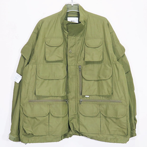 WTAPS ダブルタップス 20AW MODULAR/JACKET/NYCO.TUSSAH モジュラー ジャケット ナイロン コットン タッサー アウター オリーブ Octz