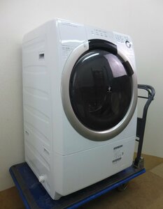 10845●SHARP ドラム式洗濯乾燥機 ES-S70-WL 洗濯7kg 乾燥3.5kg 2015年製●