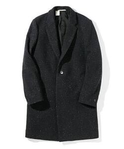 新品未使用 N.hoolywood 1B wool chesterfield coat チェスターフィールドコート コート クラシック ウール black 38 1ボタン AW 24 