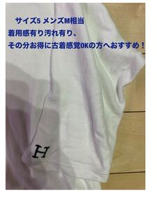 【値下げ済　古着】Tシャツ 7部袖　Tシャツ ホワイト　HOLLYWOOD RANCH MARKET ショートスリーブ ハリウッドランチマーケット 