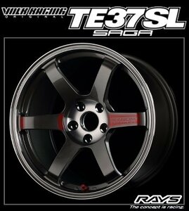 【1本価格】 TE37SAGA SL 18×9.5J +22 5H-114.3 FACE-4 ハブ径 φ73.1