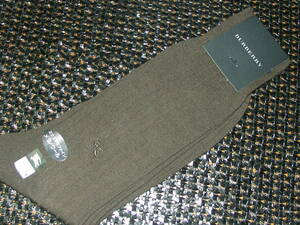 ●828-221-①新品・正規品【２７～２８ｃｍ】BURBERRY （バーバリー）【大サイズ】日本製・ ホースマーク刺繍 ・ビジネスソックス(靴下)