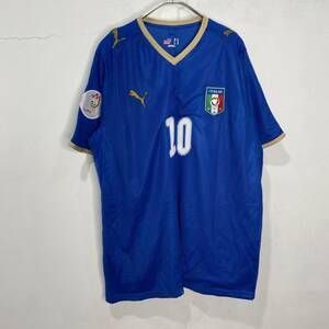 ☆送料無料☆未使用品☆イタリア代表☆ユニフォーム☆サッカー☆ロベルト・バッジョ☆2008年☆プーマ☆XL☆F23