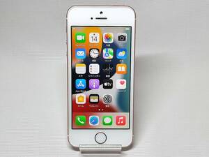 ◆iPhone SE 32GB ローズゴールド SIMロック解除済み UQ Rose Gold MP852 J/A◆