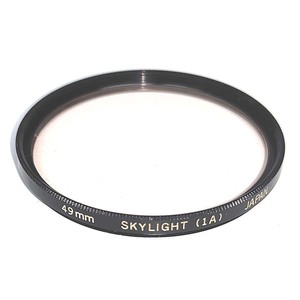 φ49 SKYLIGHT (1A) フィルター OLYMPUS★スカイライト 紫外線カット レンズ保護【49mm径】オリンパス純正 JAPAN★中古 クリーニング済