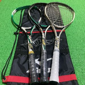 3本セット Xyst MIZUNO ミズノ YONEX ヨネックス Xyst ZZ ジスト ダブルジー 軟式テニスラケット ソフトテニスラケット 梱包済み同梱不可