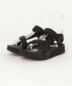 「Teva」 フラットサンダル 22cm ブラック レディース