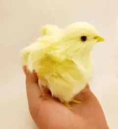 ひよこの置物　リアルひよこ　鳴くひよこA　鳥の雑貨 HANAKO　イースター