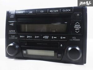 【実働品】 マツダ純正 NB6C ロードスター 2DIN マルチファンクション CD MD デッキ オーディオ プレイヤー レシーバー 即納 棚