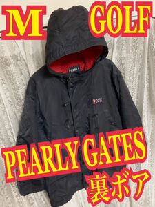 PEARLY GATES パーリーゲイツ ボアジャケット GOLF フードジャケット　Mサイズ