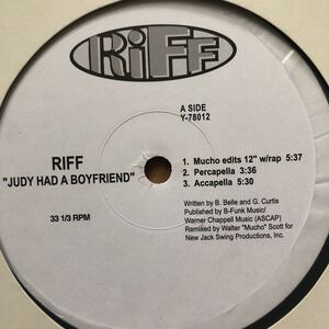 12’ Riff-Judy had a boy friend 