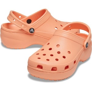 23cm クロックス クラシック プラットフォーム クロッグ W7 パパイヤ オレンジ系 クロックサンダル papaya crocs 新品