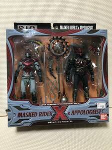 H個　正規品 S.I.C. VOL.41 仮面ライダーX＆アポロガイス 未開封 バンダイ フィギュア　MASKED RIDER