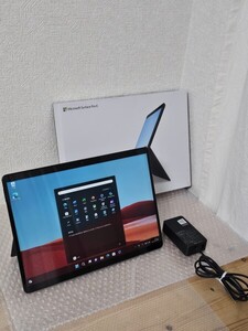 ★送料無料 美品！Surface Pro X MJX-00011(SQ1/8GB/128GB/LTE/Win11)★