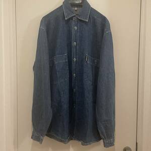 80s 90s 初期ARMARNI JEANS デニムシャツ アルマーニジーンズ ヴィンテージ