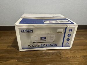 ◇ EPSON エプソン カラリオ インクジェットプリンター 複合機 EP-807AW インクジェット複合機 A4 通電確認済