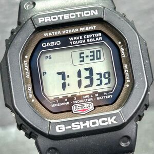 美品 CASIO カシオ G-SHOCK ジーショック The G GW-5600J-1 腕時計 タフソーラー 電波ソーラー デジタル 多機能 ステンレス 動作確認済み