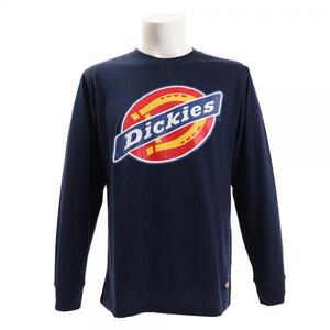 新品★正規品★Lサイズ！★Dickies ディッキーズ ロゴプリント 長袖 Tシャツ ロンT★未開封★ネイビー