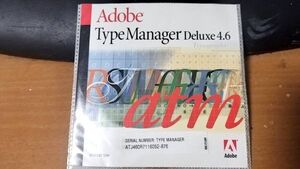 SF473 Adobe Type Manager Deluxe 4.6 Ｍac版 ライセンスキー付き