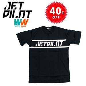 ジェットパイロット JETPILOT Tシャツ マリン 40％オフ 送料無料 テープドアップ レディース Tシャツ S20516 ブラック/ホワイト 12/L