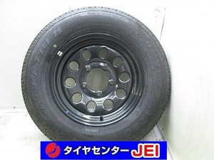 15インチ ジムニーシエラ JB74 195/80R15 5.5J 139.7 スペア 中古タイヤアルミホイール【1本】 送料無料(MS15-3626）