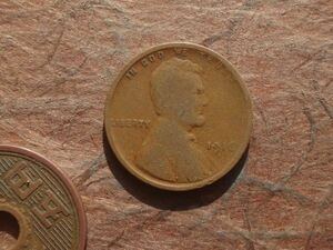 アメリカ　1Cent　青銅　1916年　KM#132　(19.1mm, 3.0g)