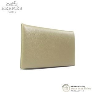 エルメス （HERMES） カルヴィ エバーカラー ベージュ カードケース 名刺入れ B刻 H044164CK（新品）