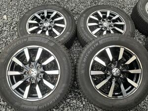 バリ溝　スタッドレス　フォルクスワーゲン　4本セット　195/65R15 ミシュラン　X-ICE3+ 15×6J インセット47