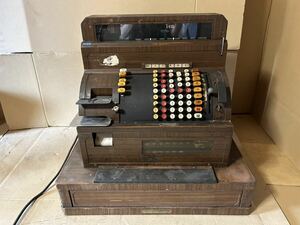 動作未確認 ジャンク品 ナショナル the national cash register co キャッシュ レジ レジスター アンティーク レトロ ブリキ 4-16 rs 62633