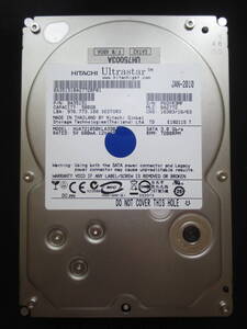 l【ジャンク】HITACHI 3.5インチHDD SATA(Serial ATA) 500GB HUA721050KLA330 日立