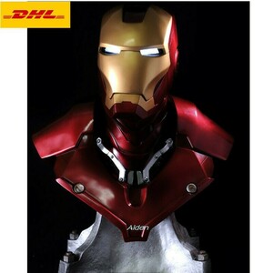 海外　限定品 　アベンジャーズ　アイアンマン　 Iron Man MK3 　ライト　バストフィギュア　等身大サイズ　レジン　2