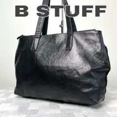 B STUFF ビースタッフ レザー ナイロン ミニ トートバッグ A4OK