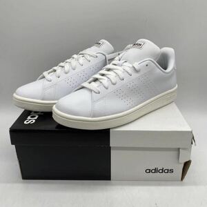 【25cm】新品 adidas ADVANCOURT BASE WHITE アディダス アドバンコート ベース ホワイト メンズ スニーカー (EE7695) 3451