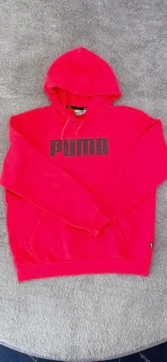 PUMA パーカー　レッド　Mサイズ スウェットパーカー