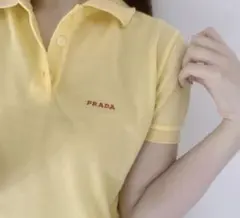 美品✨PRADA SPORTS プラダスポーツ ポロシャツ イエロー