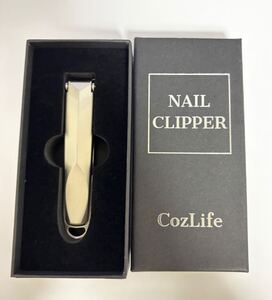 コズライフ 爪切り つめきり シャンパンベージュ ネイルクリッパー cozlife