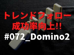 トレンドフォロワーの強い味方!! 環境認識ツール!【#722_Domino2】 バイナリー BO FX CFD 株 シグナル 仮想通貨 ハイロー 為替