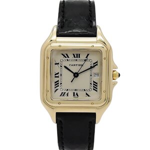 カルティエ パンテール クラシックフィガロ W2501511 QZ 18K YG アイボリー 約17㎝ Cartier Panthre Classique et Figaro watch C005037