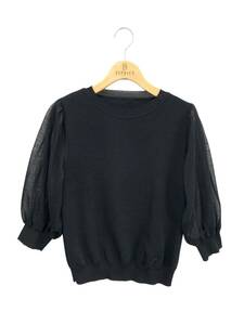 フォクシーブティック KNIT TOP ELIZE 43632 40 ブラック ニットトップス IT5F2KUZVC4K