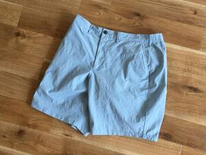 GAP ギャップ 36 9 SHORT ショーツ ショートパンツ 短パン ４ポケット コットン 水色 ライトグレー サイズ36 98%COTTON 2%SPANDEX 古着