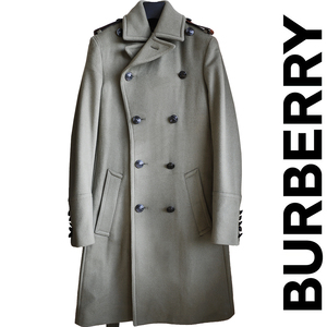 正規品 ランウェイモデル バーバリープローサム Burberry Prorsum メルトン コート ジャケット ライダースブルゾン バーバリーロンドン