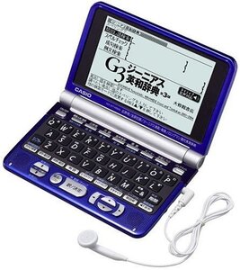 【中古】CASIO 電子辞書 Ex-word XD-ST4800PL ディープブルー (50コンテンツ, 学習系, 6ヶ国語音声読み上げ&センター試