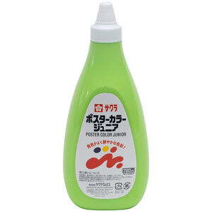 サクラクレパス 絵の具 ポスターカラージュニア 720ml 単色 きみどり PWJ720ML#27