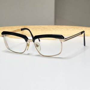 ◆RODENSTOCK ローデンストック ヴィンテージ 眼鏡フレーム メガネ メンズ サーモント RICHARD リチャード ゴールド ブラック 54mm