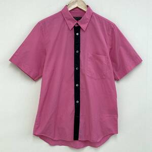 AD2004 コムデギャルソンオムプリュス ピンクパンサー期 半袖 シャツ ピンク Sサイズ HOMME PLUS 2005SS VINTAGE archive 3070559