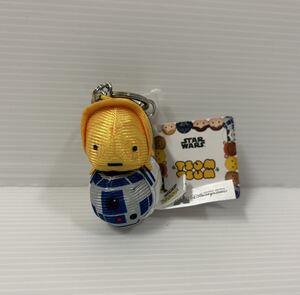 香港ディズニー　STARWARS スターウォーズ　ツムツム　キーホルダー　R2-D2 C-3PO　ぬいぐるみマスコット