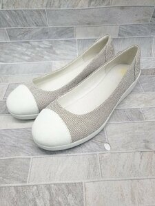 ◇ Θ fitflop フィットフロップ バレリーナ バレエ シューズ サイズ24.5ｃｍ ベージュ レディース P