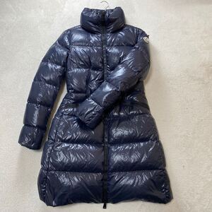 【極美品・最高峰】 MONCLER モンクレール JASMINUM ジャスナム ダウン コート ジャケット アウター ワッペン 2 Mサイズ ネイビー