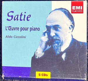 Satie Aldo Ciccolini エリック・サティ アルド・チッコリーニ (CD5枚セット)