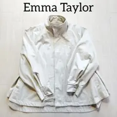 Emma Taylor エマテイラー　フレアージャケット　白　フリーサイズ